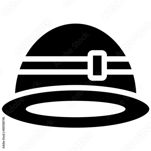 Carioca Hat vector icon illustration of Festa Junina iconset.