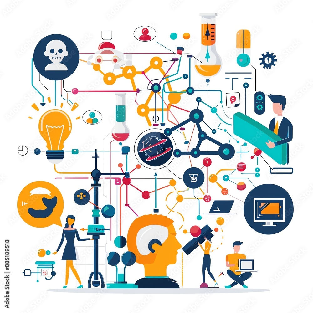 An abstract representation of virtual labs An abstract representation of virtual labs