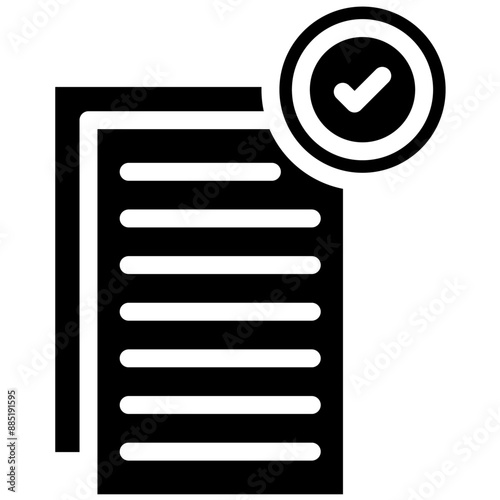 Falsified Records vector icon illustration of Corruption iconset.