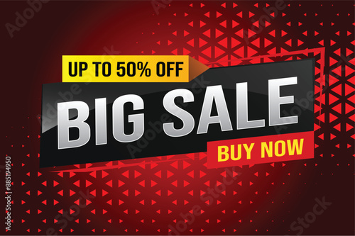 Big sale buy now poster banner graphic design icon logo sign symbol social media website coupon Banner design template for marketing. Special offer promotion retail

