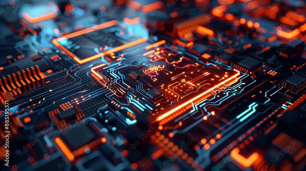 A smartphone infected with a mobile botnet, digital technology A smartphone infected with a mobile botnet, digital technology
