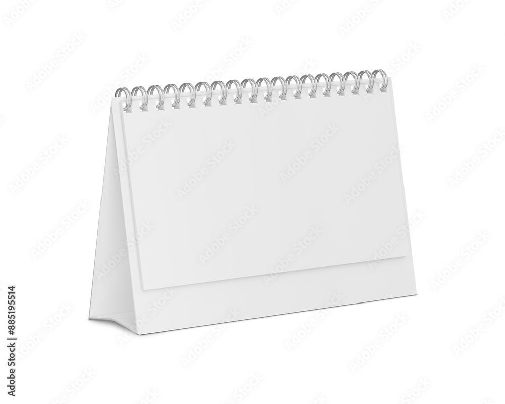 An image of a White Calendar isolated on a white background An image of a White Calendar isolated on a white background