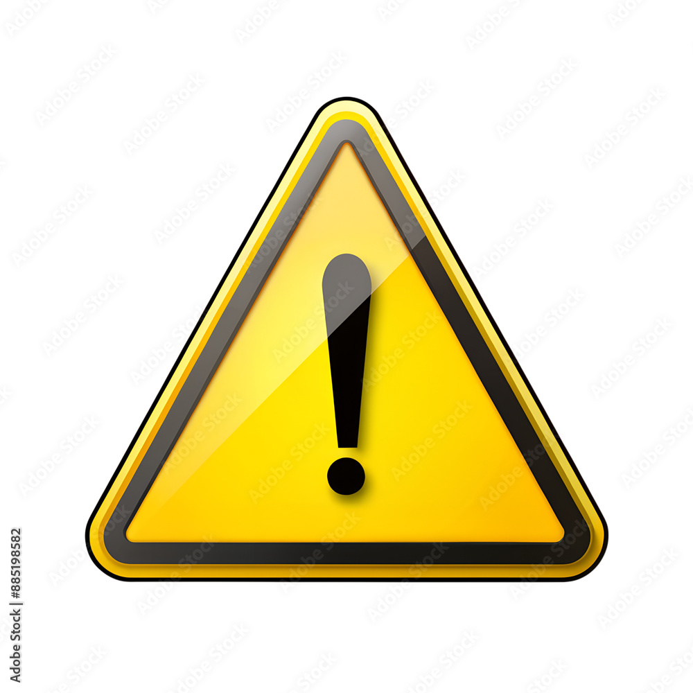 Alert Triangle Icon with Exclamation Mark - PNG Format Alert Triangle Icon with Exclamation Mark - PNG Format