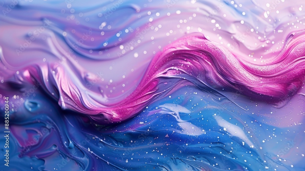 Abstract swirls of paint representing creativity and connectivity Abstract swirls of paint representing creativity and connectivity