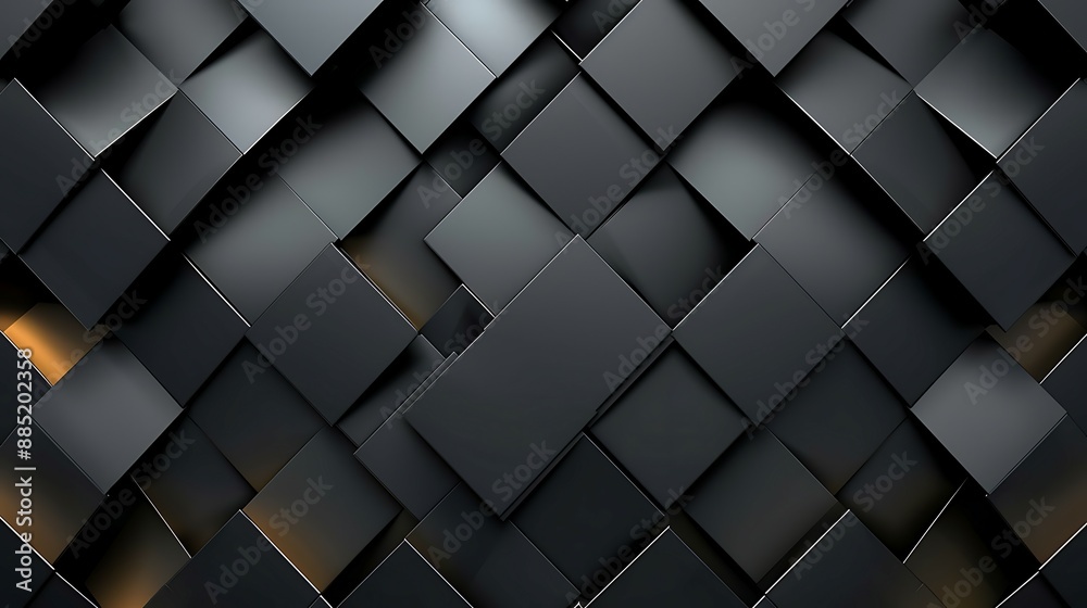 Dark 3d geometric texture illustration. Bright grid pattern Dark 3d geometric texture illustration. Bright grid pattern