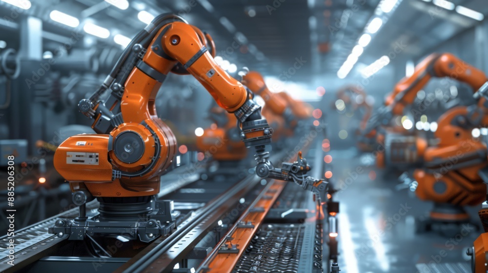Witness the future of manufacturing with our state-of-the-art industrial factory, where robots work tirelessly to ensure precision and efficiency. See how automation transforms production processes. Witness the future of manufacturing with our state-of-the-art industrial factory, where robots work tirelessly to ensure precision and efficiency. See how automation transforms production processes.
