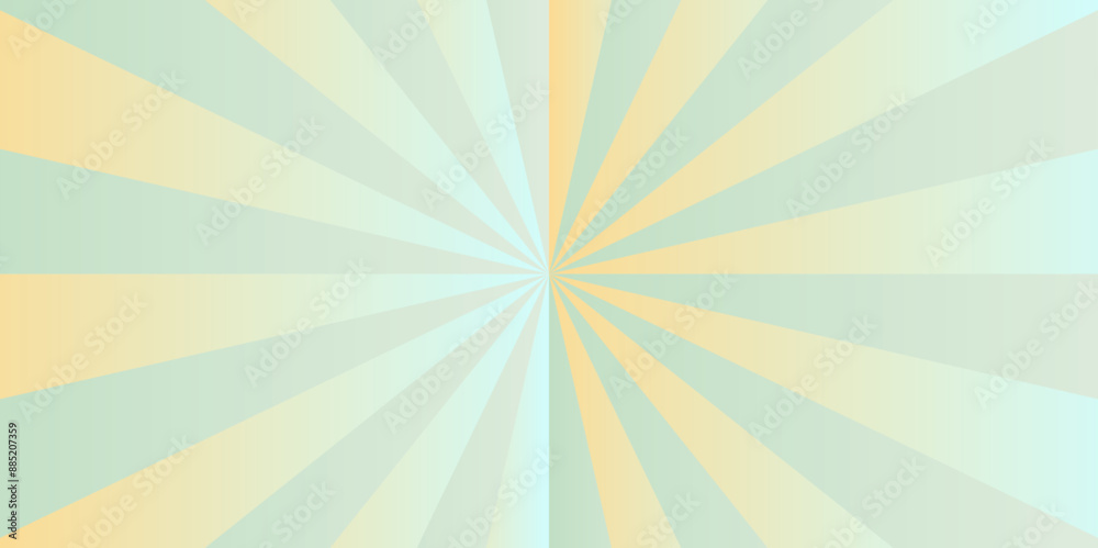 Modern green and blue gradient sunshine circle sunburst abstract geometric background. victor illustration sun ray sunbeam vintage texture. sunshine cartoon ads etc.
Modern green and blue gradient sunshine circle sunburst abstract geometric background. victor illustration sun ray sunbeam vintage texture. sunshine cartoon ads etc.