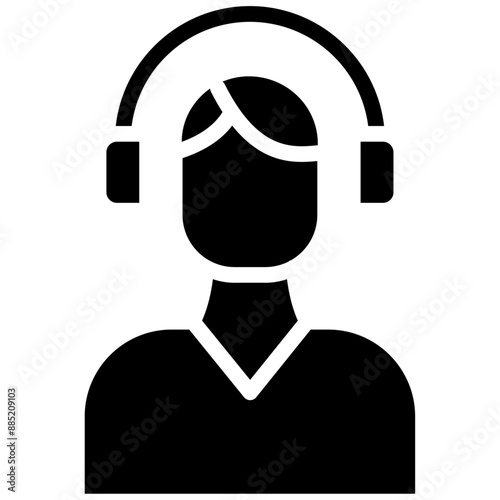 Supportiveness vector icon illustration of Leadership iconset.