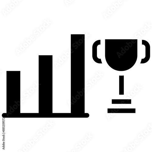 Mastery vector icon illustration of Leadership iconset.
