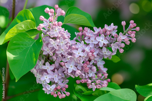 purple common lilac flowers beautiful floral background