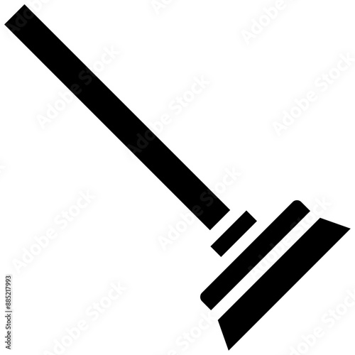 Mopping vector icon illustration of Cleaning and Dusting iconset.