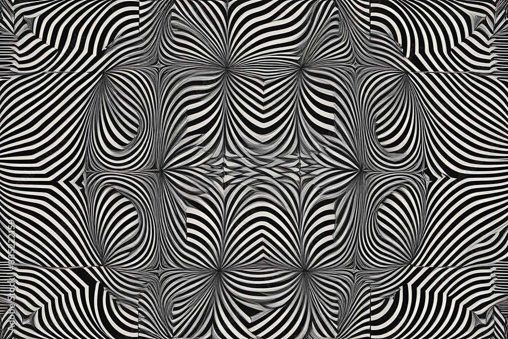 Geometric Optical Illusions: Abstract Patterns in Negative Space Geometric Optical Illusions: Abstract Patterns in Negative Space