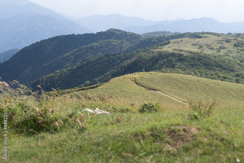 Naklejka premium 山頂