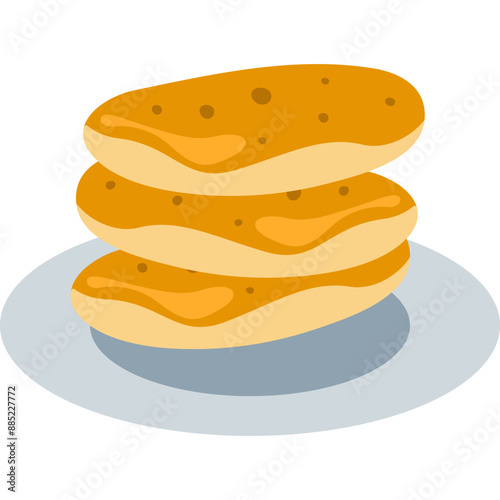 Pancake Illustration