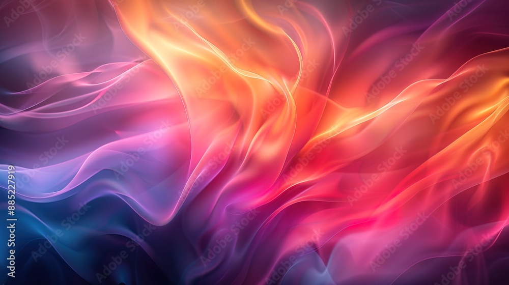 Obraz premium a trending modern blur background with a smooth gradient transitioning between two or more complementary colors
