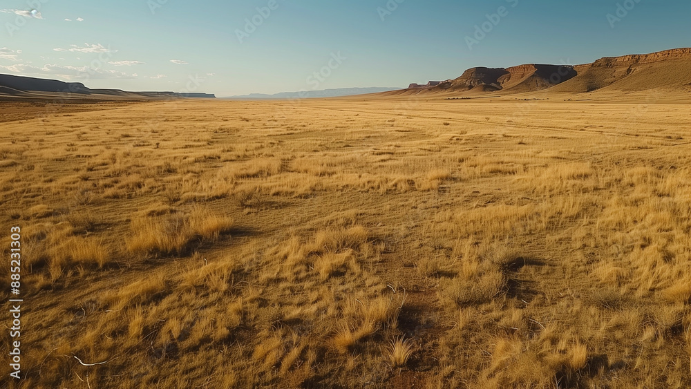 A Natural Light Photo of a Desertic Field Near the Grand Canyon A Natural Light Photo of a Desertic Field Near the Grand Canyon