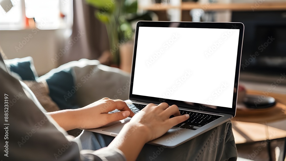 person working on Laptop, Laptop mockup person working on Laptop, Laptop mockup