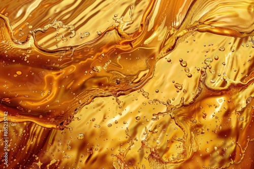 Abstract background with liquid gold textures choose from whisky rum cognac tea or oil