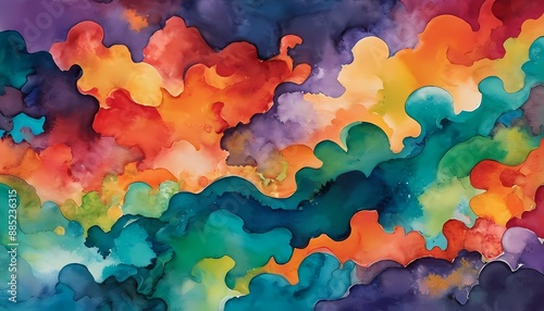 Stunning illustration of a masterpiece in an abstract artwork generative AI illustration