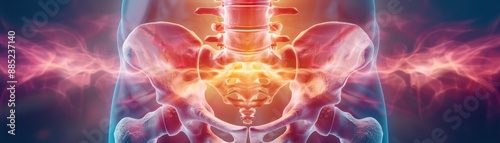 Detailed Anatomical Imaging of the Human Hip Visualizing Bone Structure, Ligaments, and Muscles, A Comprehensive Guide