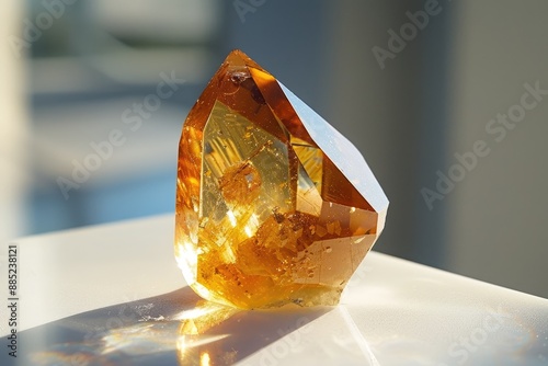 Burma s Mogok produces topaz crystals photo