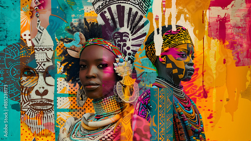 Africa Day background design photo background