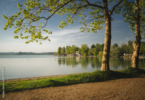 Nice Kvassay avenue at lake...