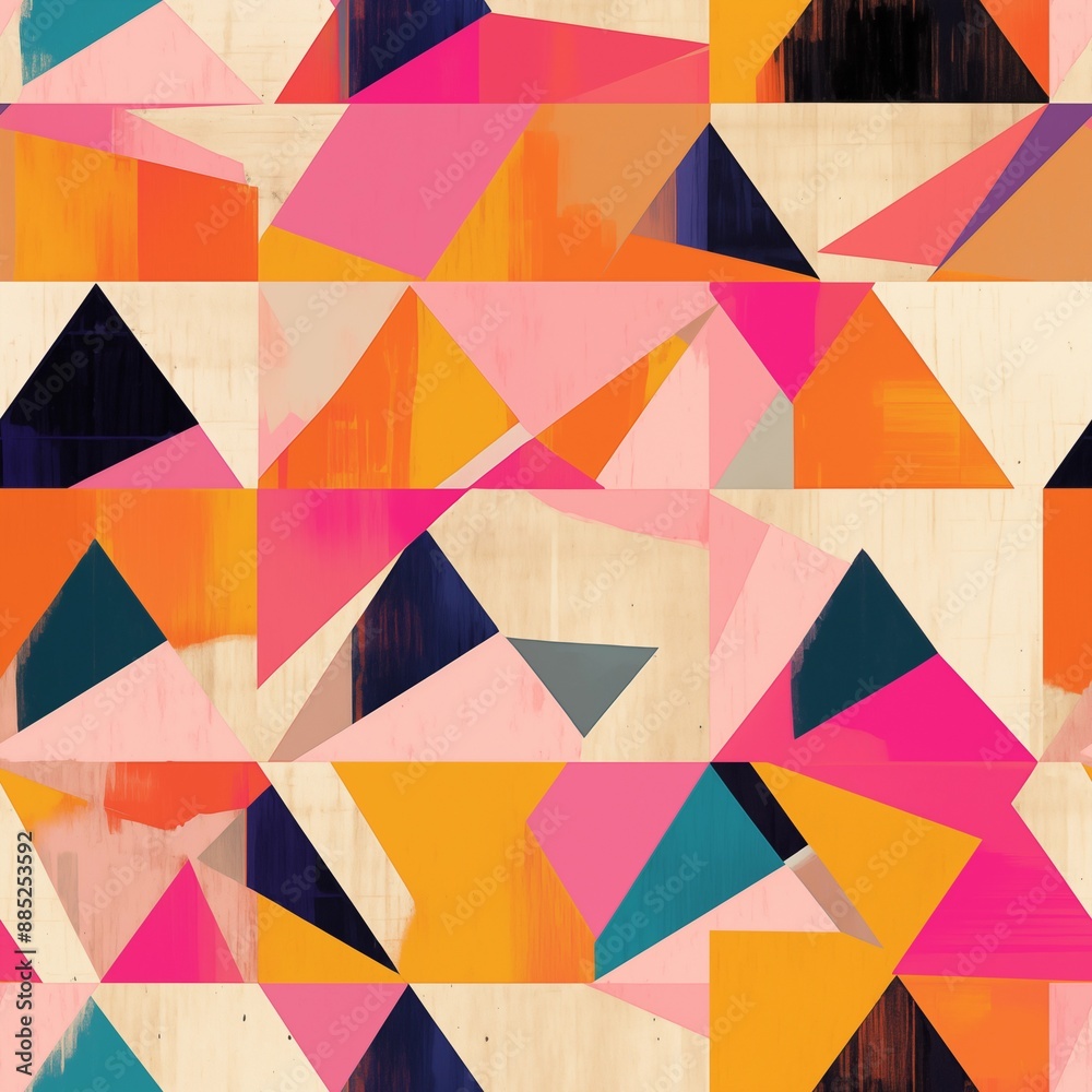 Circus harlequins, seamless pattern Circus harlequins, seamless pattern