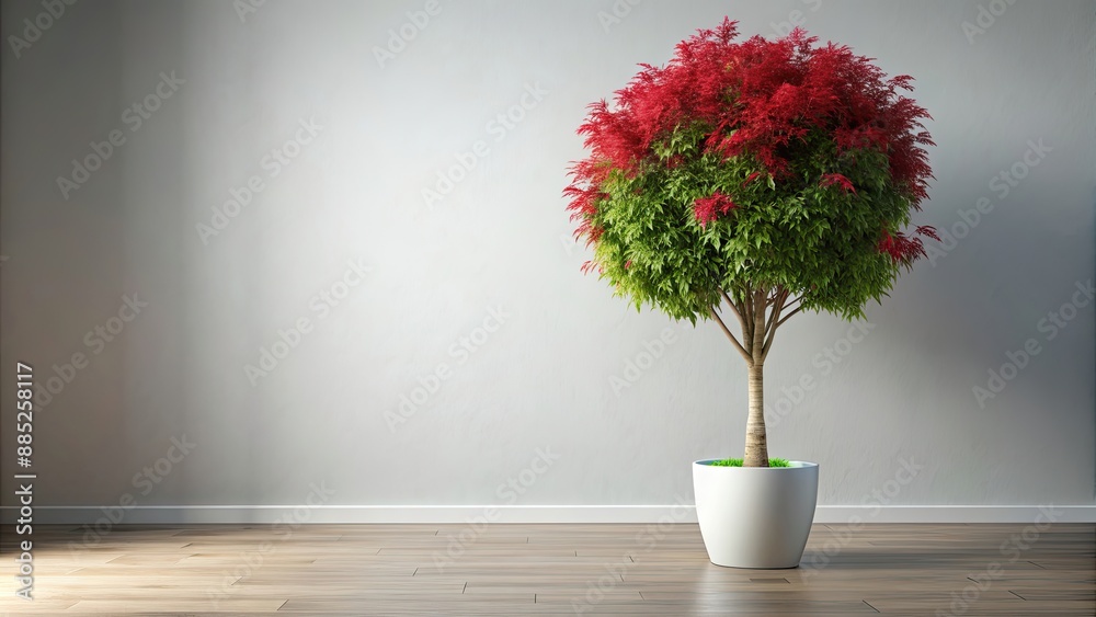 Fototapeta premium A digital rendering of a red-lipped Habenaria indoor tree in high definition , rendered, indoor, tree