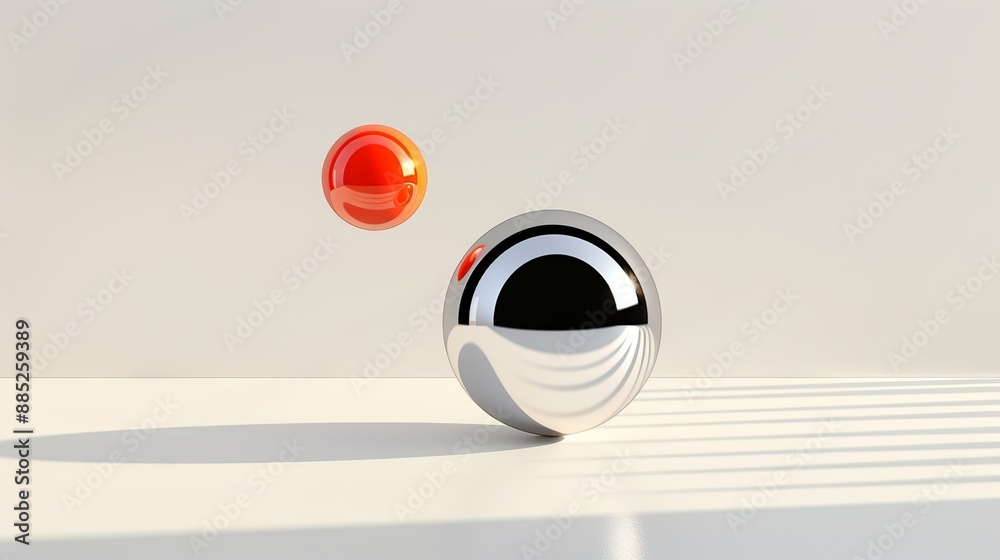 Abstract 3D shapes with a playful twist, incorporating light and shadow to create dynamic visual effects. Illustration, Image, , Minimalism, Abstract 3D shapes with a playful twist, incorporating light and shadow to create dynamic visual effects. Illustration, Image, , Minimalism,