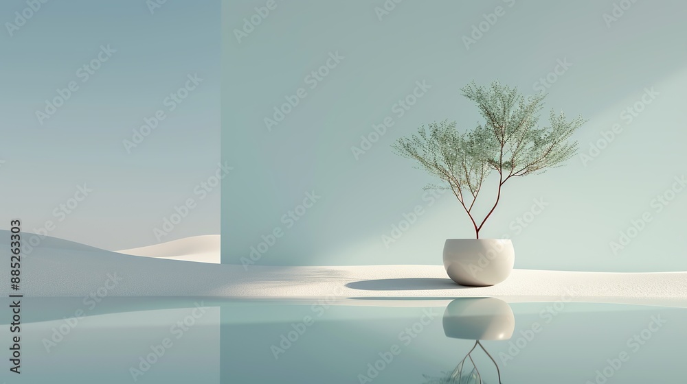 Experience the serene beauty of oasis landscapes, where lush greenery and shimmering waters create a tranquil sanctuary amidst desert sands. Illustration, Image, , Minimalism, Experience the serene beauty of oasis landscapes, where lush greenery and shimmering waters create a tranquil sanctuary amidst desert sands. Illustration, Image, , Minimalism,