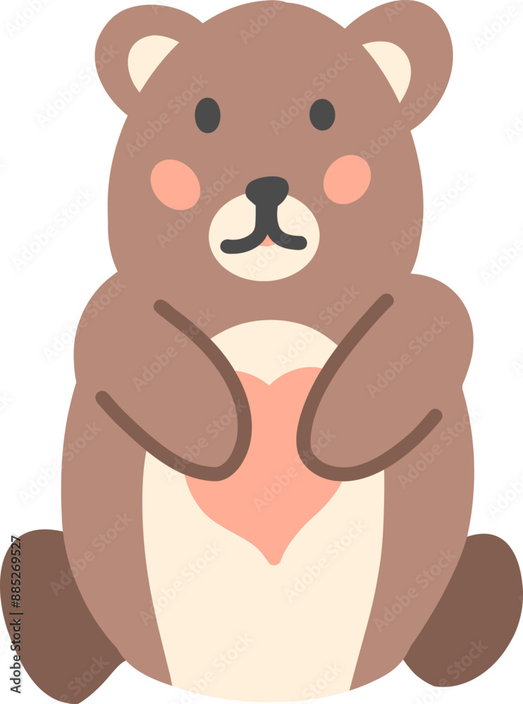 bear cute animal children illustration bear cute animal children illustration