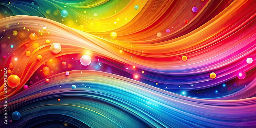 Fototapeta premium Colorful abstract background with vibrant colors blending together seamlessly, colorful, abstract, background, vibrant, colors