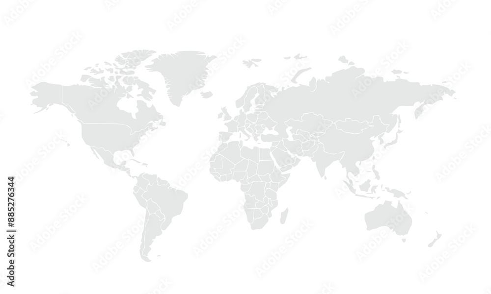 World map illustration,isolated on white background for website layouts,background,education, precise,customizable,Travel worldwide,map silhouette backdrop,earth geography, political,reports. World map illustration,isolated on white background for website layouts,background,education, precise,customizable,Travel worldwide,map silhouette backdrop,earth geography, political,reports.
