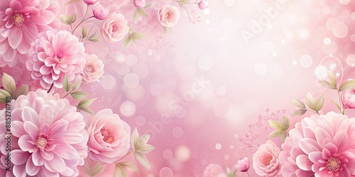 Soft and elegant pink floral wallpaper, roses, pink, flowers, pattern, background, vintage, feminine, romantic