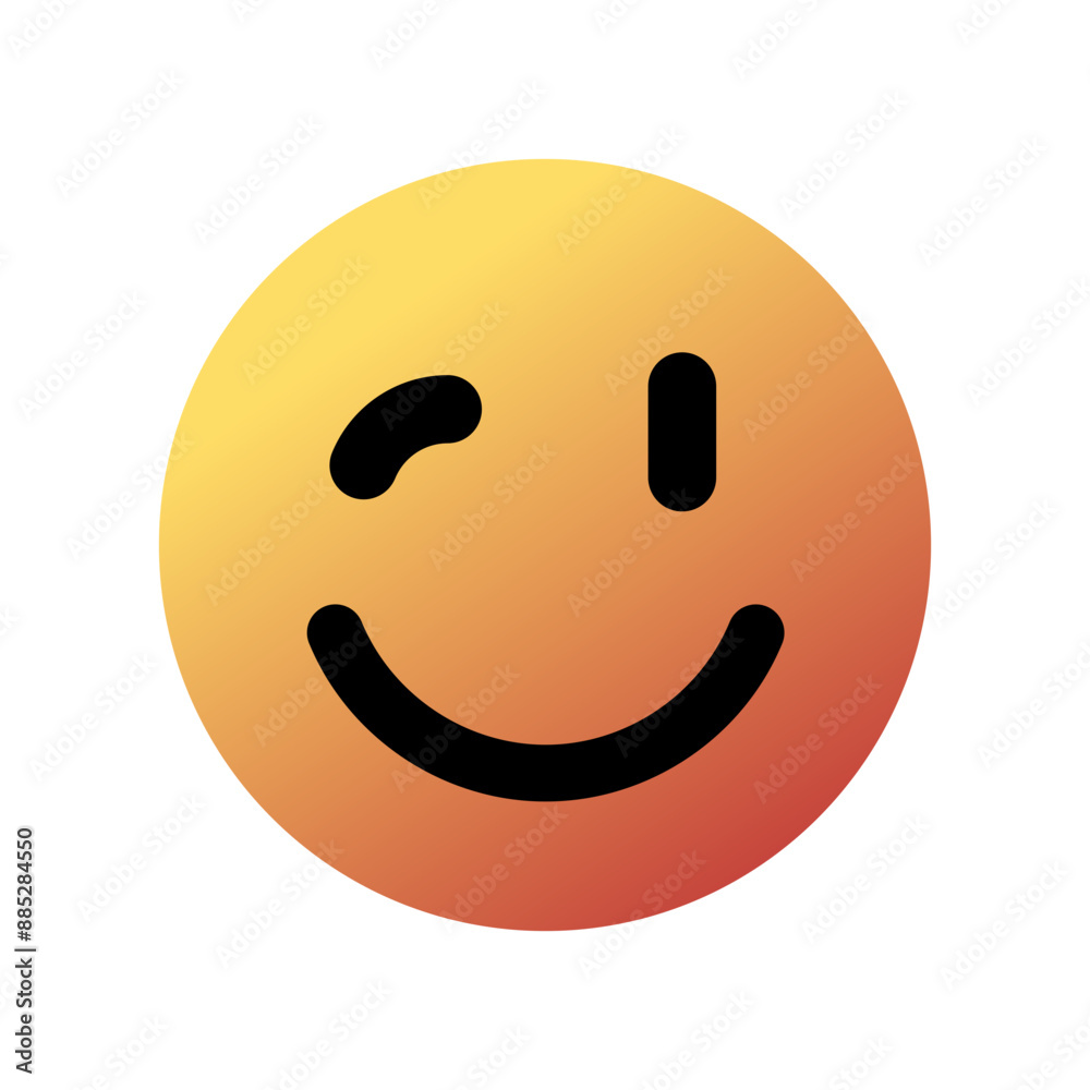 Editable winky face, winking eye, ok, tease vector icon. Part of a big icon set family. Perfect for web and app interfaces, presentations, infographics, etc Editable winky face, winking eye, ok, tease vector icon. Part of a big icon set family. Perfect for web and app interfaces, presentations, infographics, etc