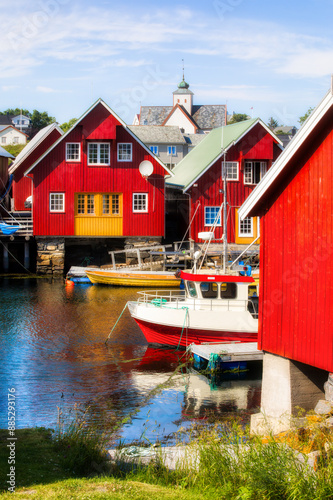 From the Charming Village of Bud in Hustadvika, Norway, along the Atlanterhavsveien Road