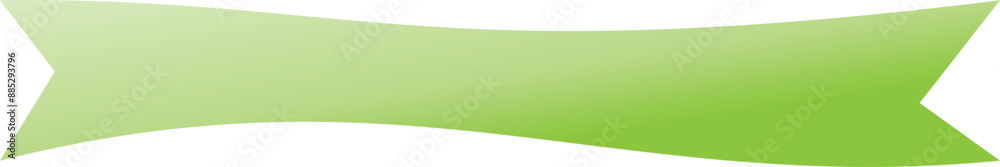 horizontal curved ribbon with green gradations. curved ribbon icon vector. horizontal curved ribbon with green gradations. curved ribbon icon vector.
