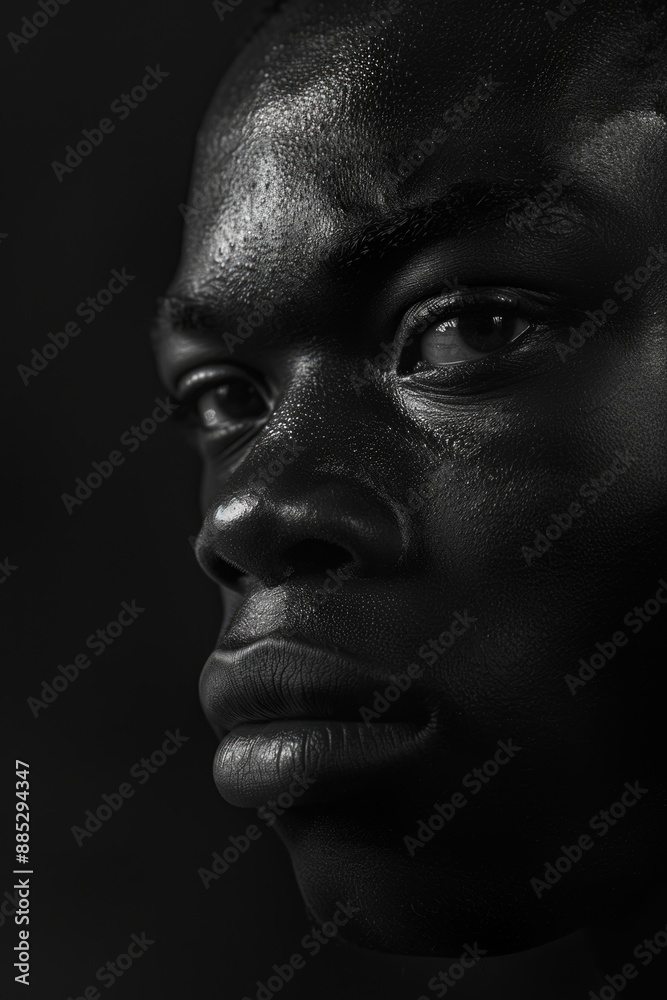 black man close up studio portrait black man close up studio portrait