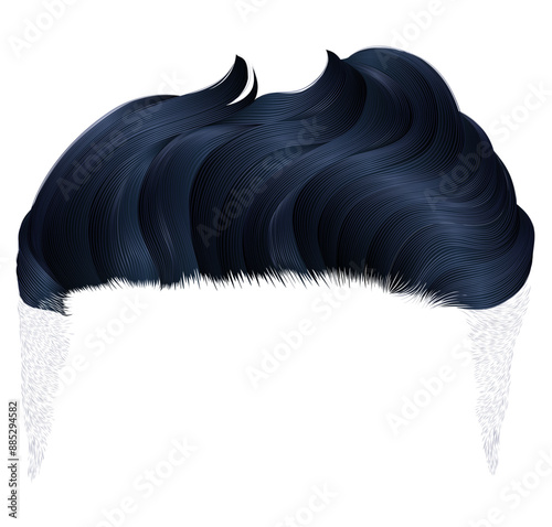 Φωτογραφία trendy stylish black man hairs