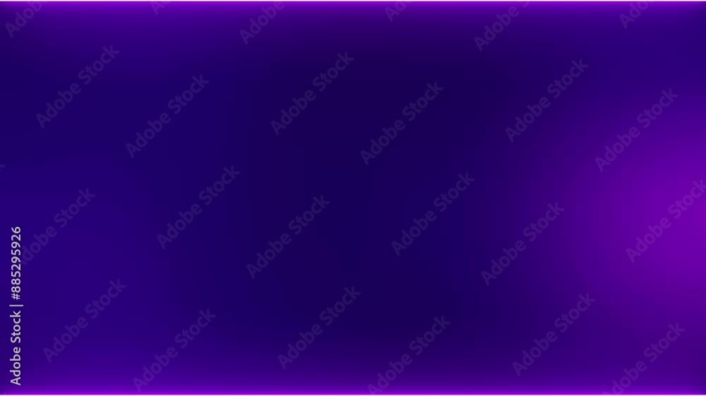 Futuristic light blurred curve gradient video neon frame. Abstract motion loop decorative simple light effect background.