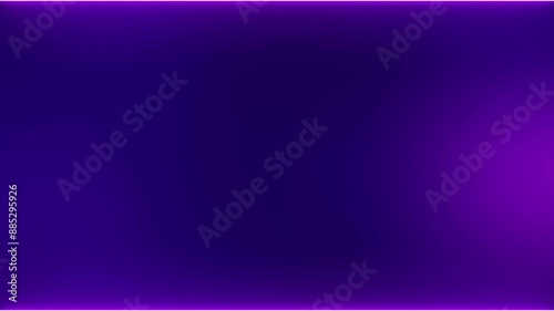 Futuristic light blurred curve gradient video neon frame. Abstract motion loop decorative simple light effect background.