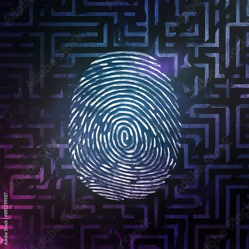 fingerprint maze background wallpaper photo