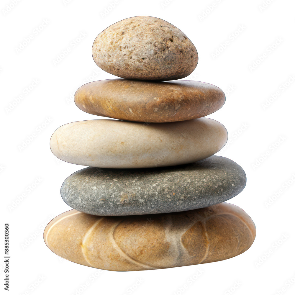 Pile of stones isolated on transparent background Pile of stones isolated on transparent background