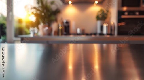 Wallpaper Mural Abstract Kitchen Counter with Sunlight. Torontodigital.ca