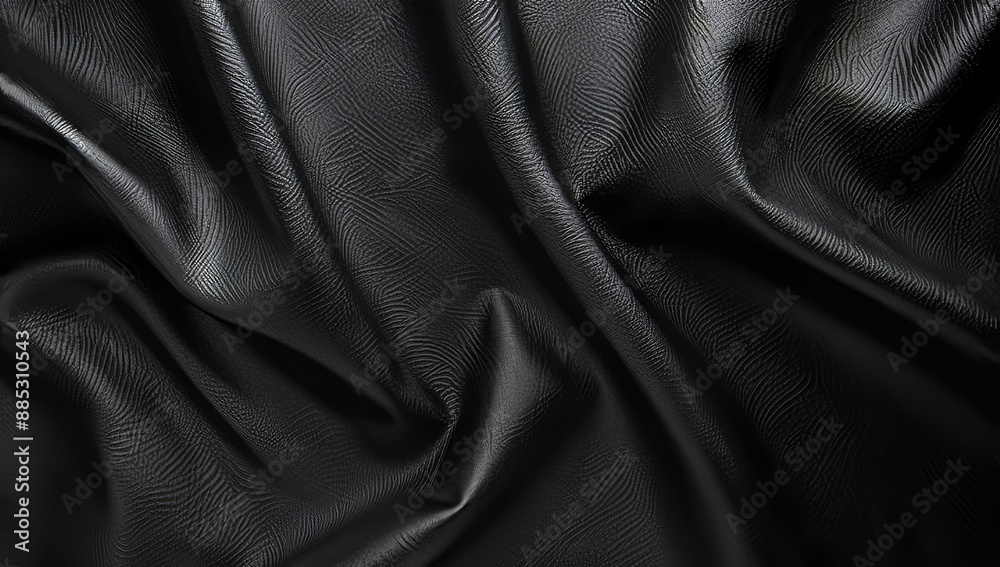 Fototapeta premium Background made of black kraft paper texture and unique design for aesthetic design of soft natural style with kraft paper texture