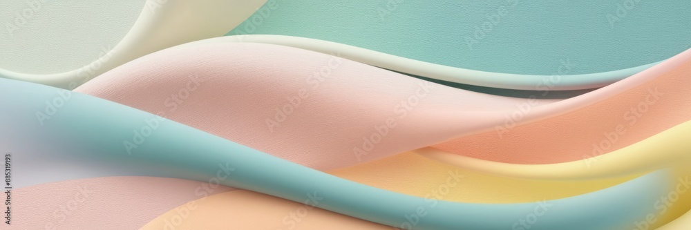 Abstract fluid gradient background with smooth, wavy textures and soft ...