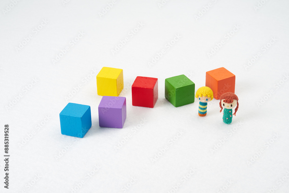 Obraz premium あみぐるみ人形 LGBTQイメージ