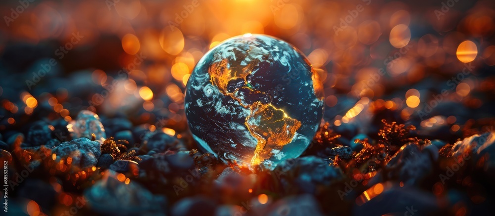 The Earth in the Golden Hour