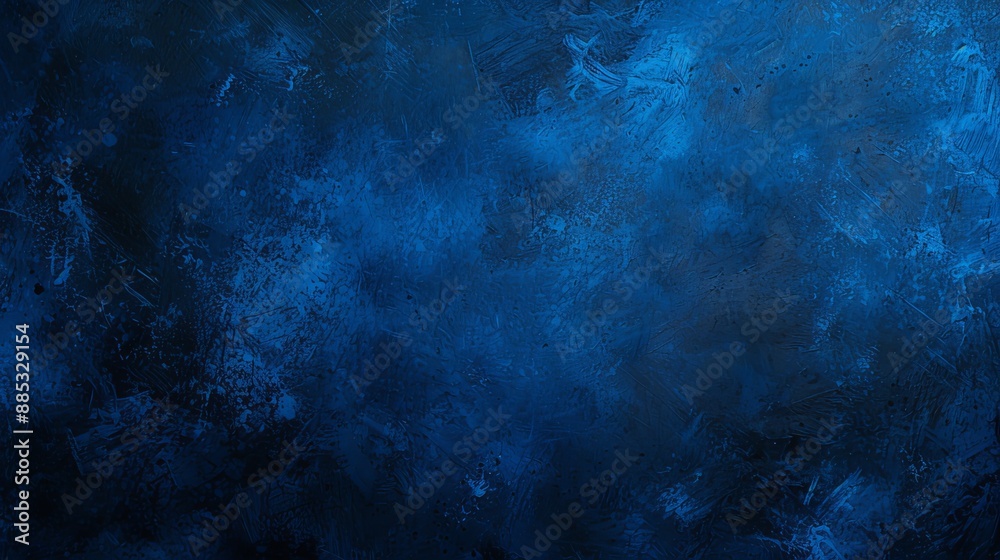 A deep blue background texture transitioning into black AI generated illustration A deep blue background texture transitioning into black AI generated illustration